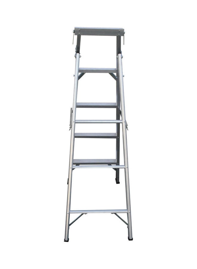 Penguin Aluminium Two-In-One Ladder Silver 151x15x46cm  - Image 2