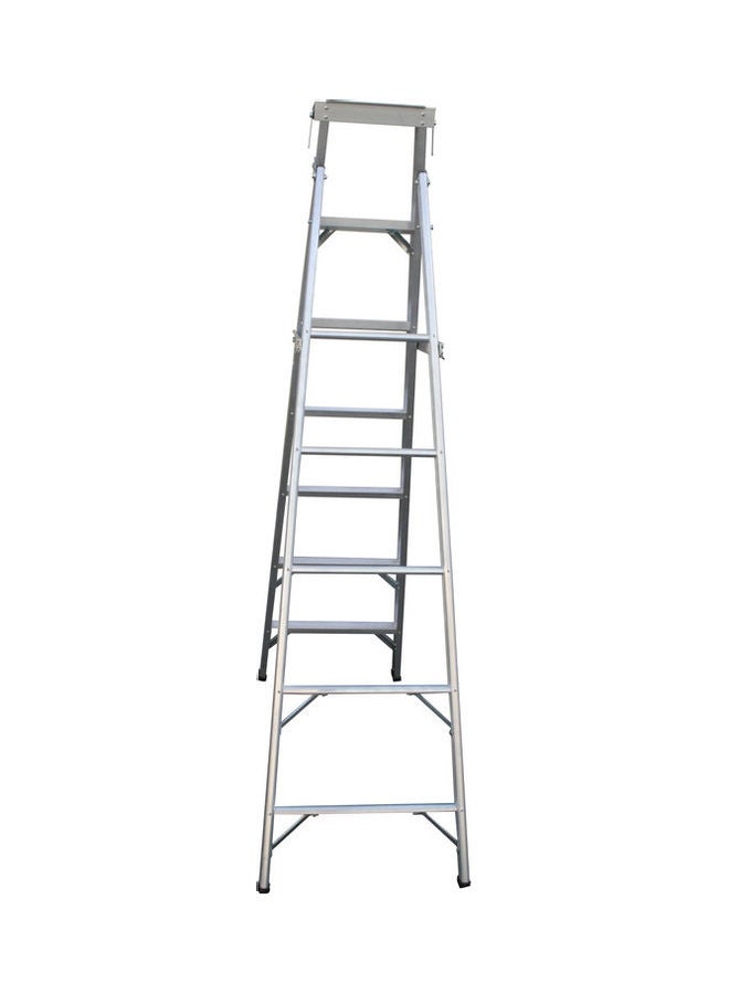 Penguin Aluminium Two-In-One Ladder Silver 211x15x53.5cm  - Image 3