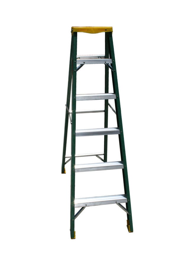 Penguin Fiber Glass Single Sided Ladder Green 182x16x56cm  - Image 3