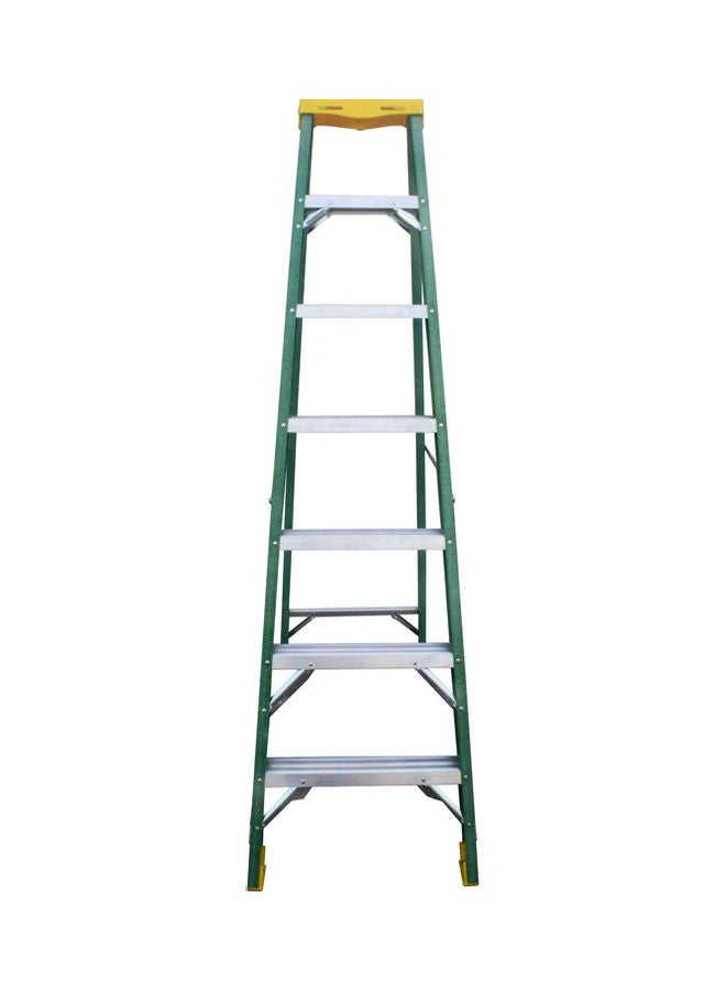 Penguin Fiber Glass Single Sided Ladder Green 212x16x60cm  - Image 2