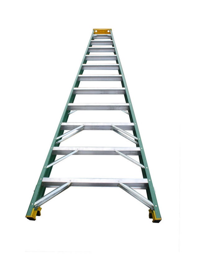 Penguin Fiber Glass Single Sided Ladder Green 360x16x79.5cm  - Image 3