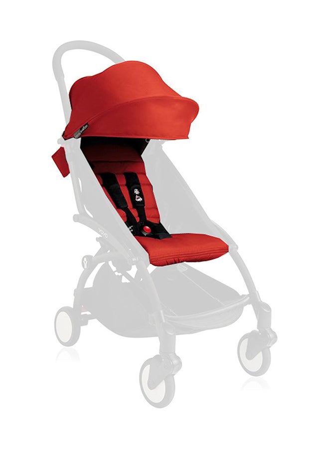 BABYZEN - YOYO 6+ Color Pack - Red (Compatible With YOYO² Frame) - Image 1