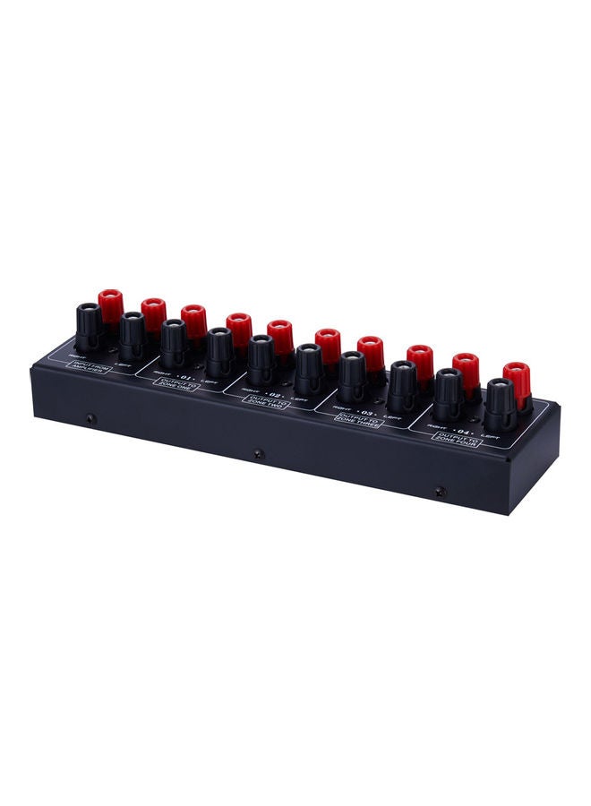 1-In-4 Out Speaker Splitter Black - Image 2