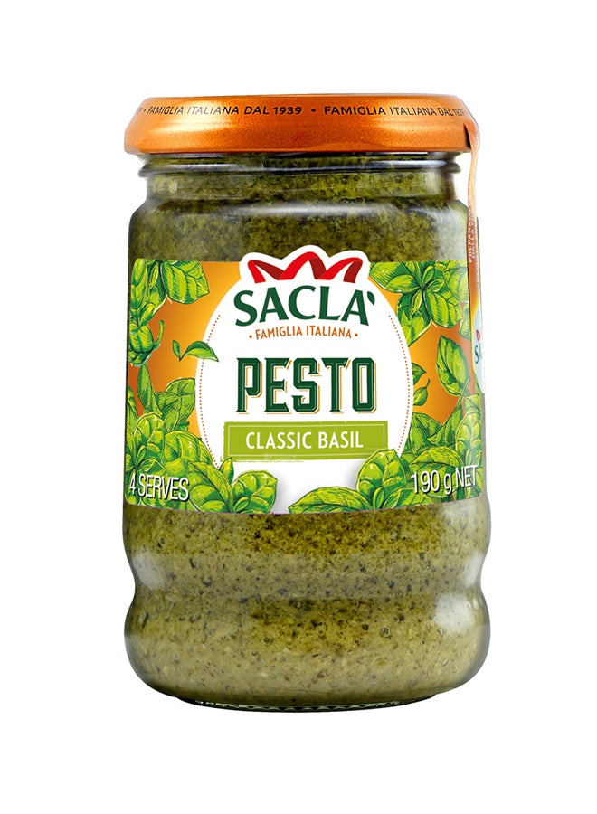 Sacla Pesto Classic Basi 190grams  - Image 1