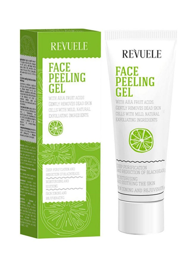 REVUELE - Face Peeling Gel with Aha Fruit Acids White 80ml - Image 1
