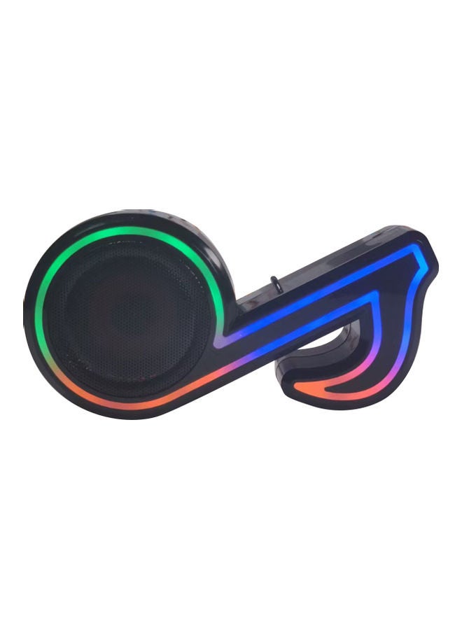 Muslady RGB Glare Portable Bluetooth Wireless Speaker Blue - Image 4