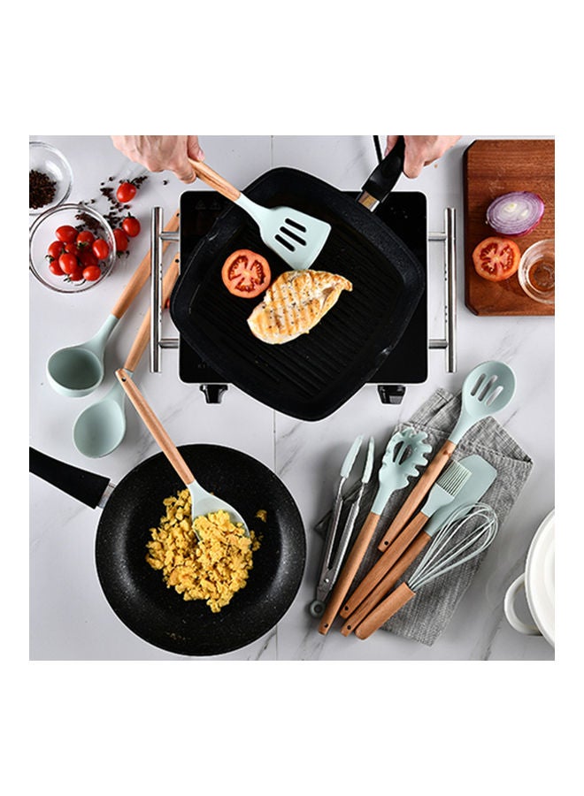 طقم أدوات للطهي من 11 قطعة متعدد الألوان 12.59 x 1 x 3.14بوصة - Image 4