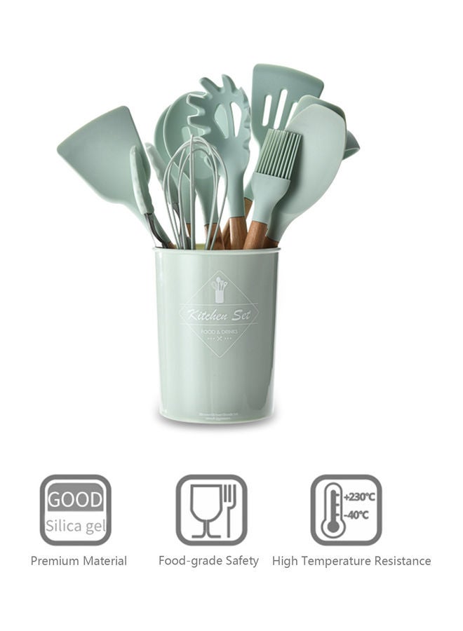 طقم أدوات للطهي من 11 قطعة متعدد الألوان 12.59 x 1 x 3.14بوصة - Image 3