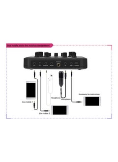 Muslady Live Sound Card Universal Audio Card BT Accompaniment Sound Adapter  - Image 2