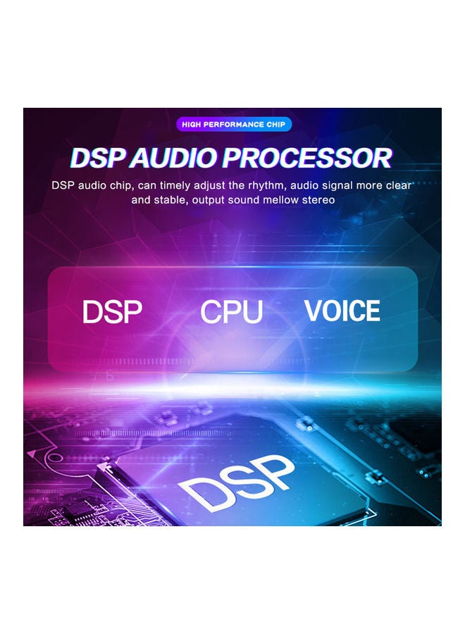 Muslady Live Sound Card Universal Audio Card BT Accompaniment Sound Adapter  - Image 3