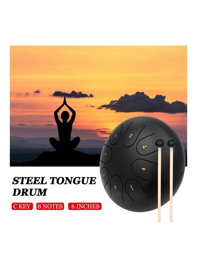 Muslady 8 Notes Mini  Tongue Drum Instrument With Sticks  - Image 5