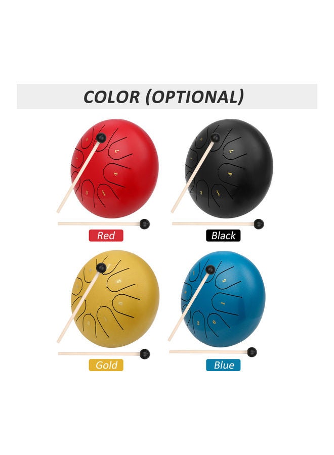 Muslady 8 Notes Mini  Tongue Drum Instrument With Sticks  - Image 3