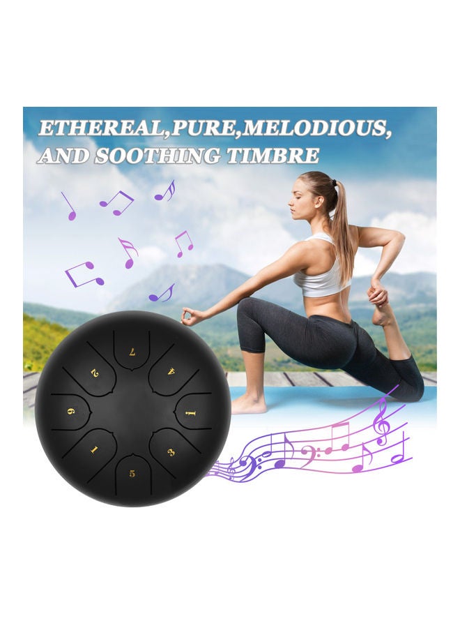 Muslady - 8 Notes Mini  Tongue Drum Instrument With Sticks - Image 1