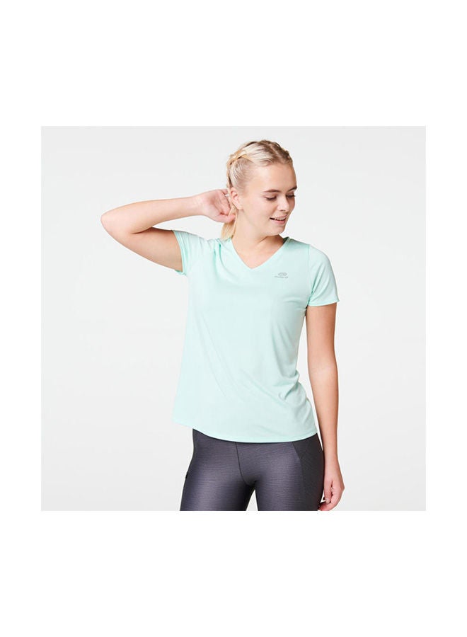 DECATHLON Sport Tops T-Shirt Light Green