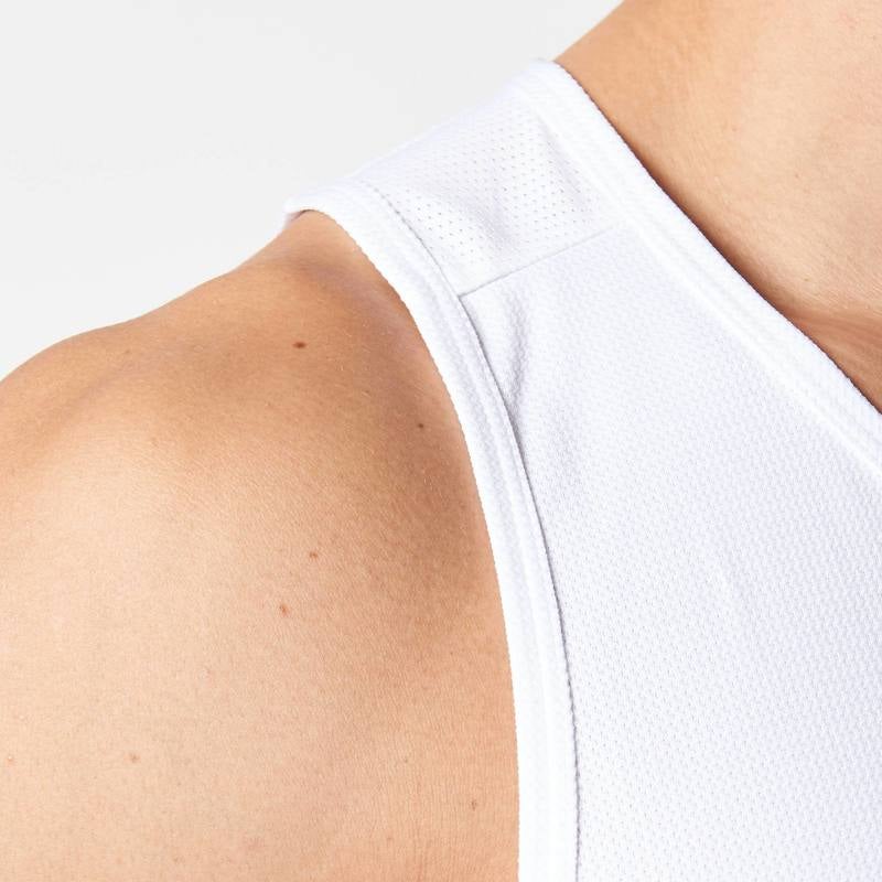 DECATHLON - Round NeckSport Tops Crop-Top White - Image 1