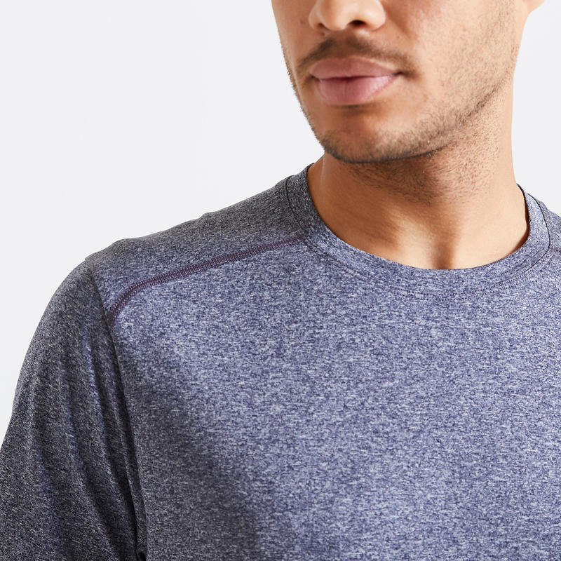 DECATHLON - Crew NeckSport Tops T-Shirt Grey - Image 1