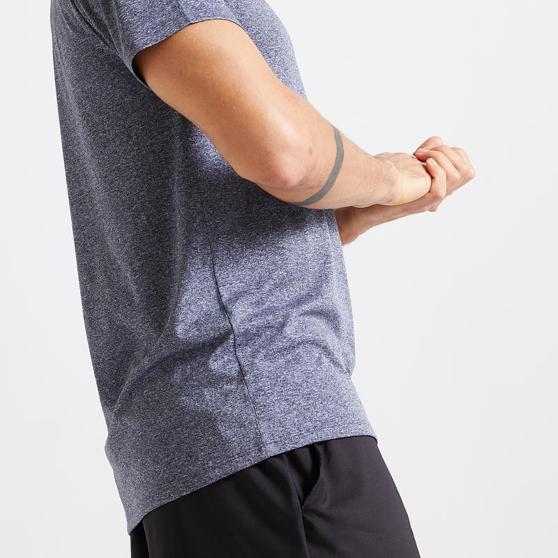 DECATHLON - Crew NeckSport Tops T-Shirt Grey - Image 1