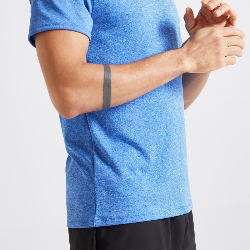 DECATHLON Crew NeckSport Tops T-Shirt Blue - Image 3