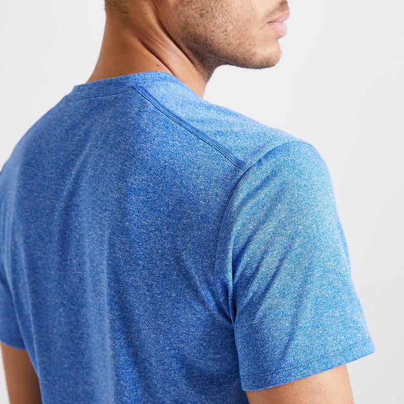 DECATHLON Crew NeckSport Tops T-Shirt Blue - Image 4