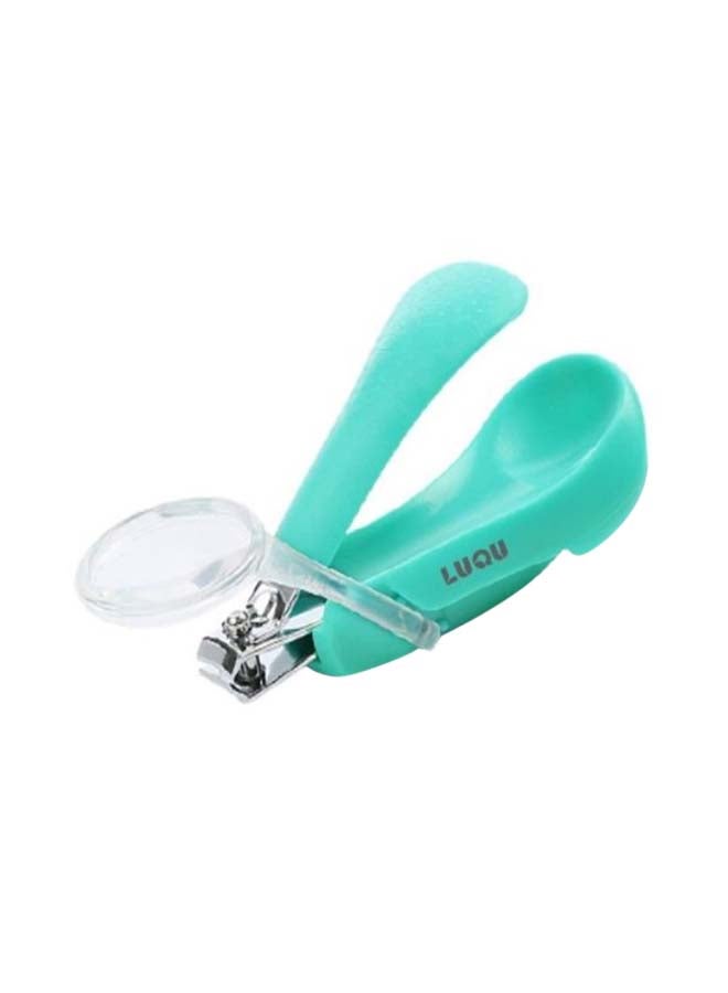 LuQu - Nail Clipper With Magnifier Blue - Image 1