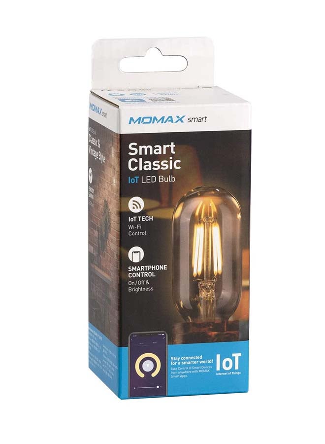 Momax Smart Classic WiFi LED Bulb Silver/White 9.5cm  - Image 3
