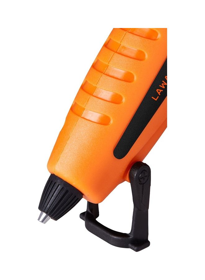 Lawazim Cordless Glue Gun -15W 3.7V Orange - Portable Mini Hot Glue Gun Melting Adhesive Gun Battery-Powered Rechargeable Glue Gun for Arts and Crafts Projects Repairs Scrapbooking Home improvement Orange/Black - Image 5