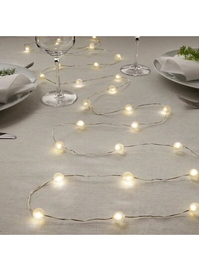 LED Strip Light With Batteries White