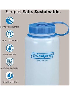 Nalgene Tritan Wide Mouth BPA-Free Water Bottle Grey  - Image 2