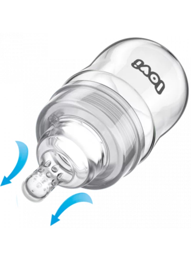 لوفي زجاجة رضاعة من السيليكون من بوتانيك سعة 120 مل - Image 5