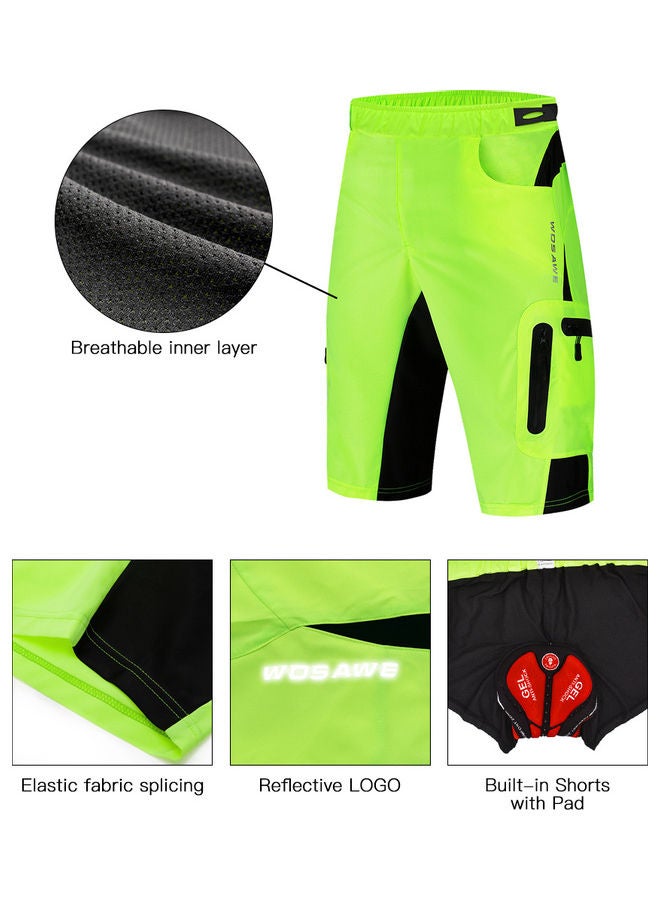 WOSAWE - 2-In-1 Cycling Shorts With 3D Padding - Image 1