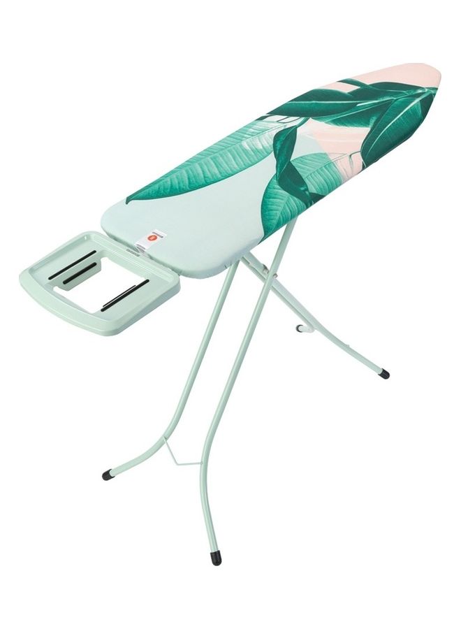 brabantia - Ironing Board, Size B With Solid Steam Iron Rest Tropical Leaves 124X38cm - Image 1
