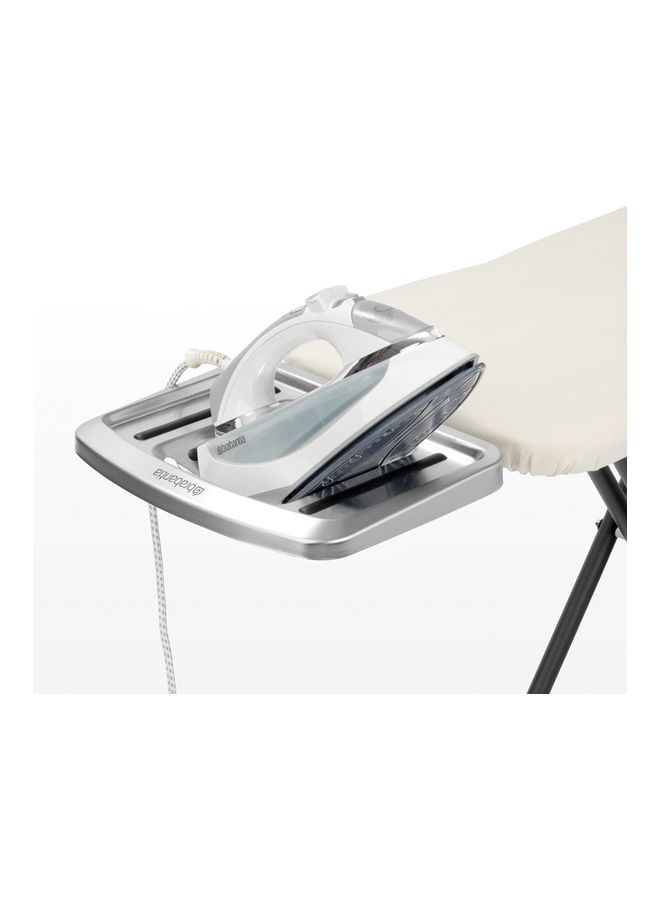 brabantia - Ironing Board, Size B With Solid Steam Iron Rest Tropical Leaves 124X38cm - Image 1