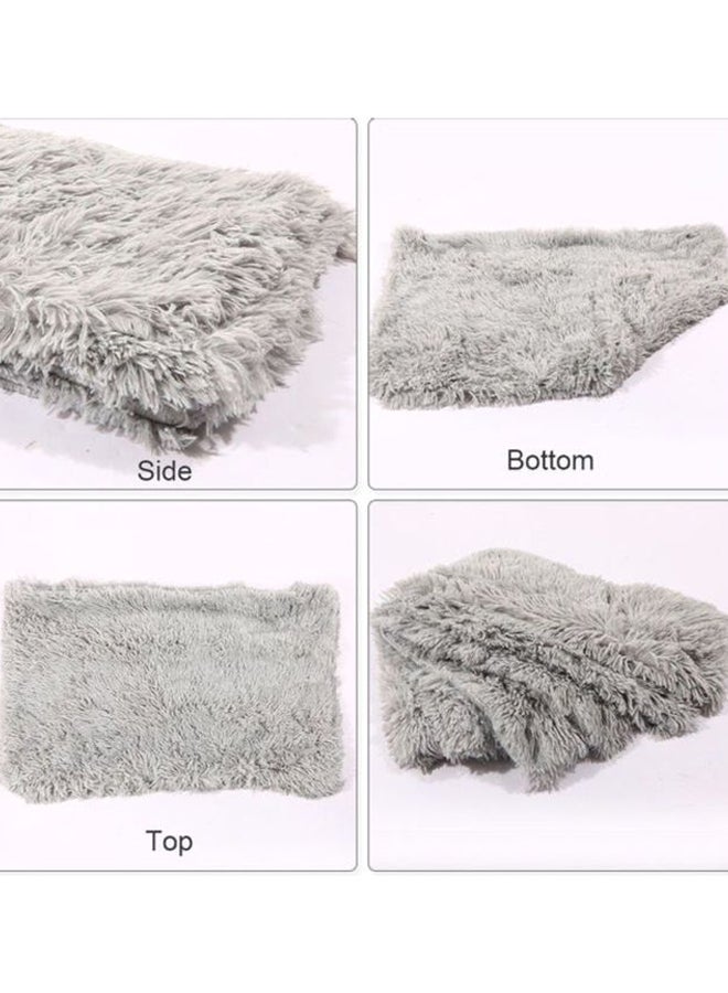 Decdeal - Fluffy Reversible Blanket Grey M - Image 1