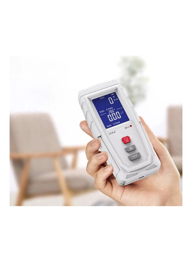 كاشف إشعاع كهرومغناطيسي رقمي ER-1 أبيض - Image 2