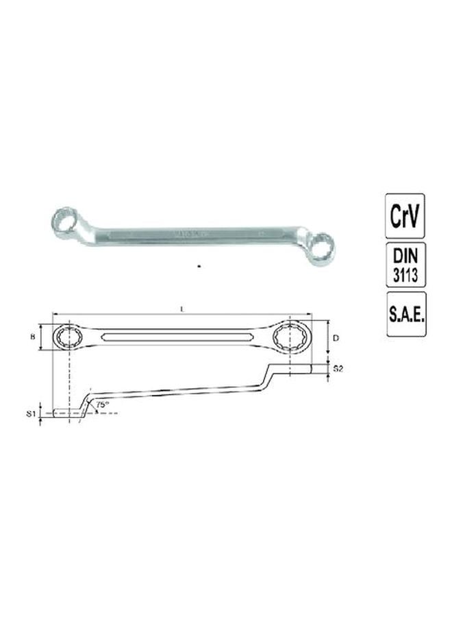 Yato Bi-Hexagonal Ring Spanner 25x28mm YT-0393 Silver  - Image 2