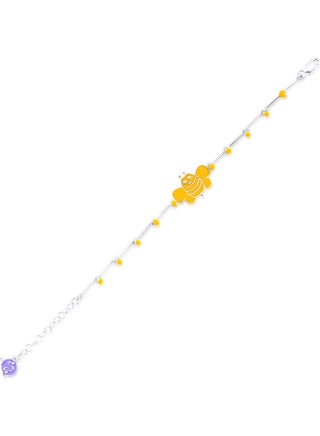 Bee Pattern Anklet - v1623042012/N48008679A_1