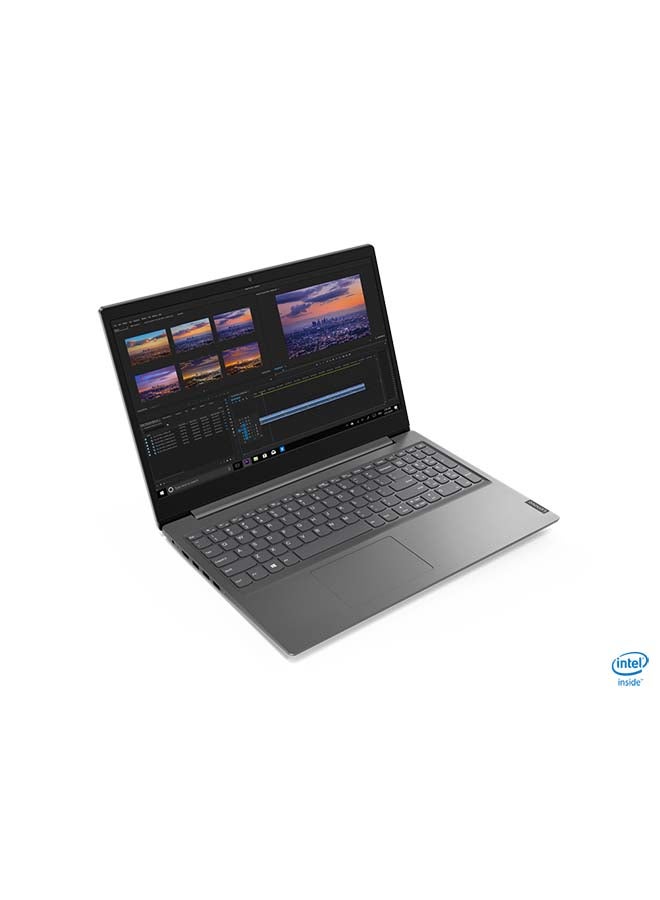 Lenovo Ideapad V15 (Upgraded Version) Laptop With 15.6-Inch HD Display, 10th Gen Core i3-1005G1 Processor/4GB RAM/1TB HDD/Intel UHD Graphics/Windows 10 Home English Iron Grey  - Image 2
