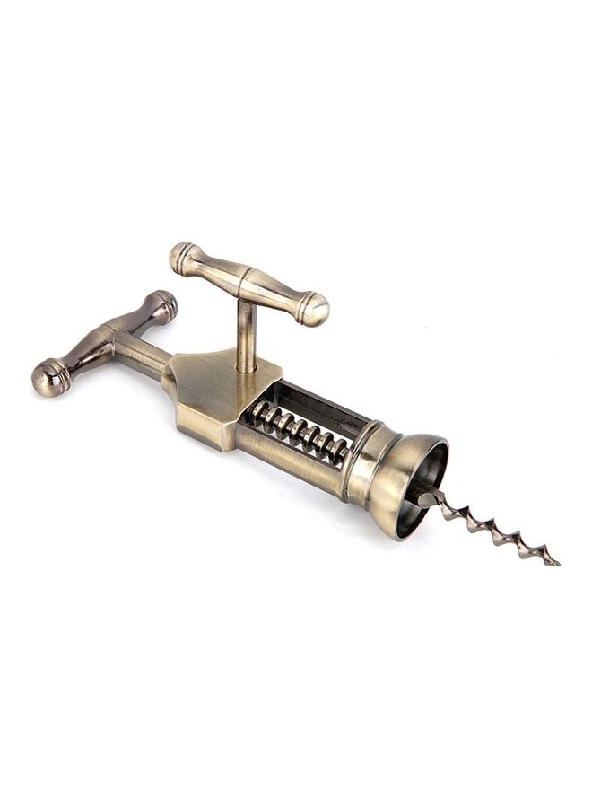 Retro Zinc Alloy Bottle Opener Gold  - Image 1