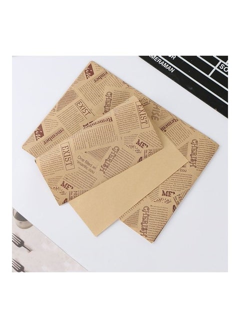 Thick Kraft Cake Greaseproof Baking Paper Multicolour