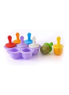 Silicone Mini Ice Cream Ball Lolly Maker Light Purple