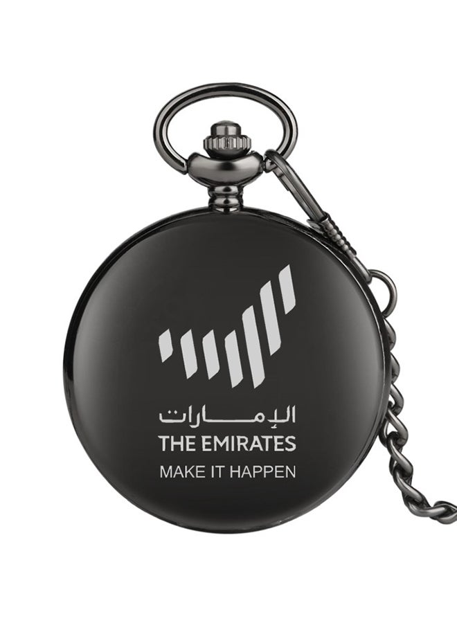 YASH - unisex 2-Piece The Emirates Make It Happen UAE Souvenir Quartz Pocket Watch - Image 1