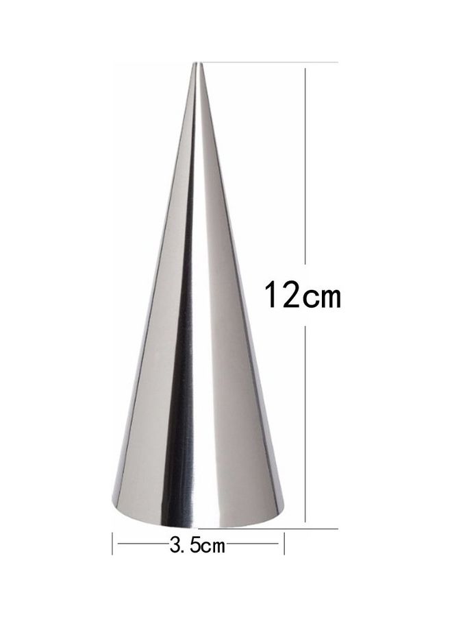 16-Piece Ice Cream Cone And Croissant Crispy Mold Set Silver - Image 3