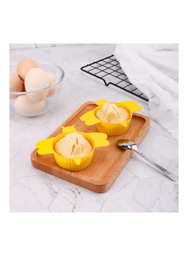 Generic - Bee Shape Round Cake Mold Yellow - Image 1