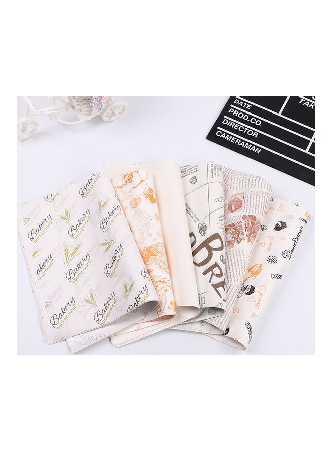 Coffee English Cake Greaseproof Paper Baking Paper Multicolour