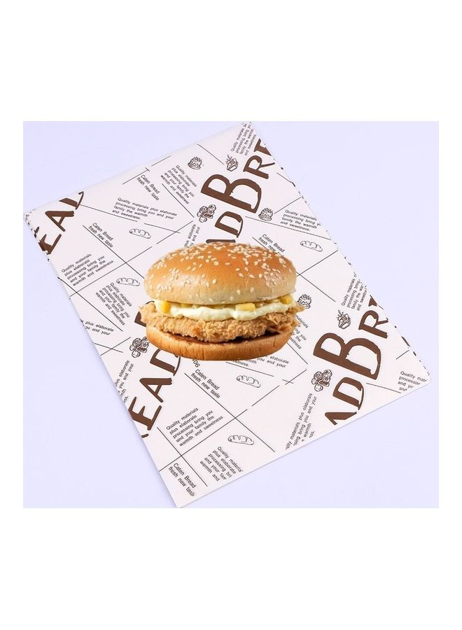 Coffee English Cake Greaseproof Paper Baking Paper Multicolour