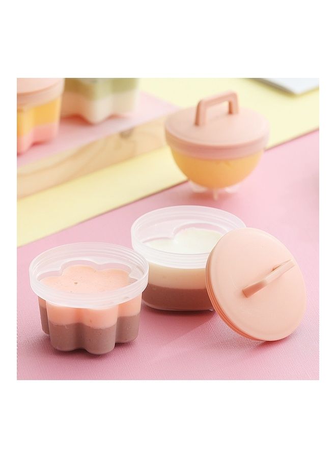 4 in 1 Poached Egg Mold Set Pink
