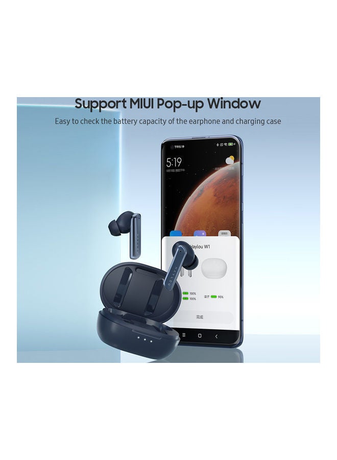 Haylou - W1 TWS In-Ear Earbuds With Charging Case Set blue - Image 1