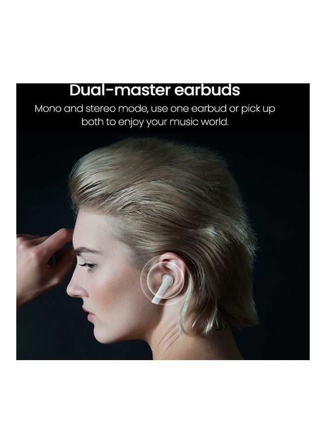 Haylou - GT6 True Wireless In-Ear Earbuds With Charging Case Set White - Image 1