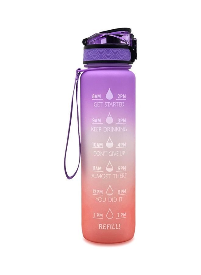 Generic Portable Sports Water Bottle with Time Marker  - Image 1