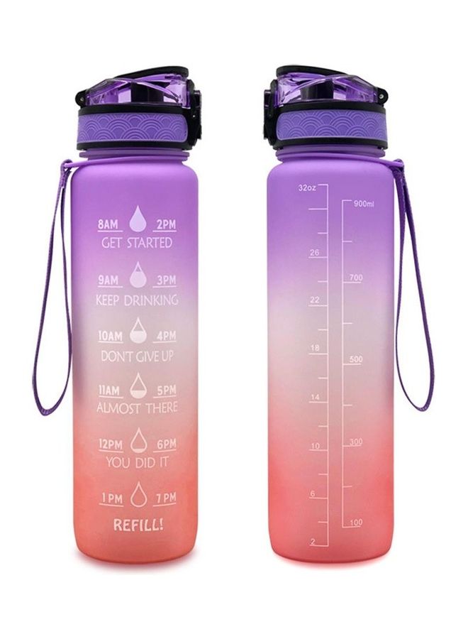 Generic Portable Sports Water Bottle with Time Marker  - Image 2